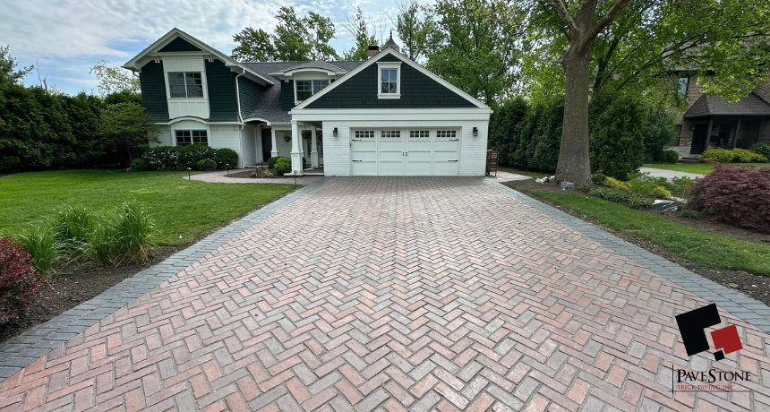 Pavestone driveway job - blog What Are the Most Popular Driveway Materials